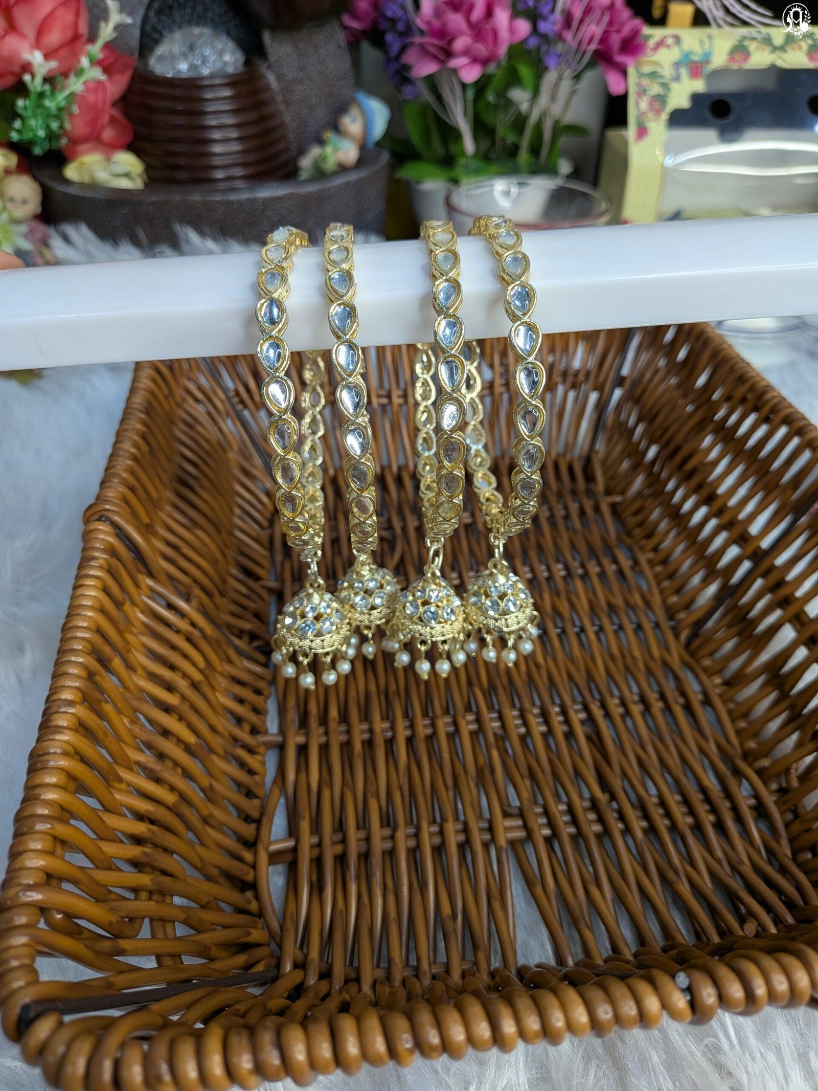 Kundan Jhumka Bangles