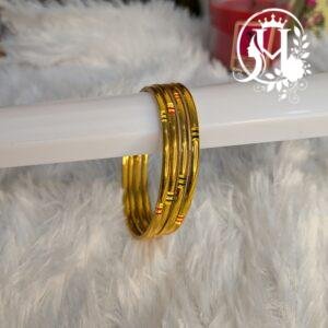 Gold plated bangles
