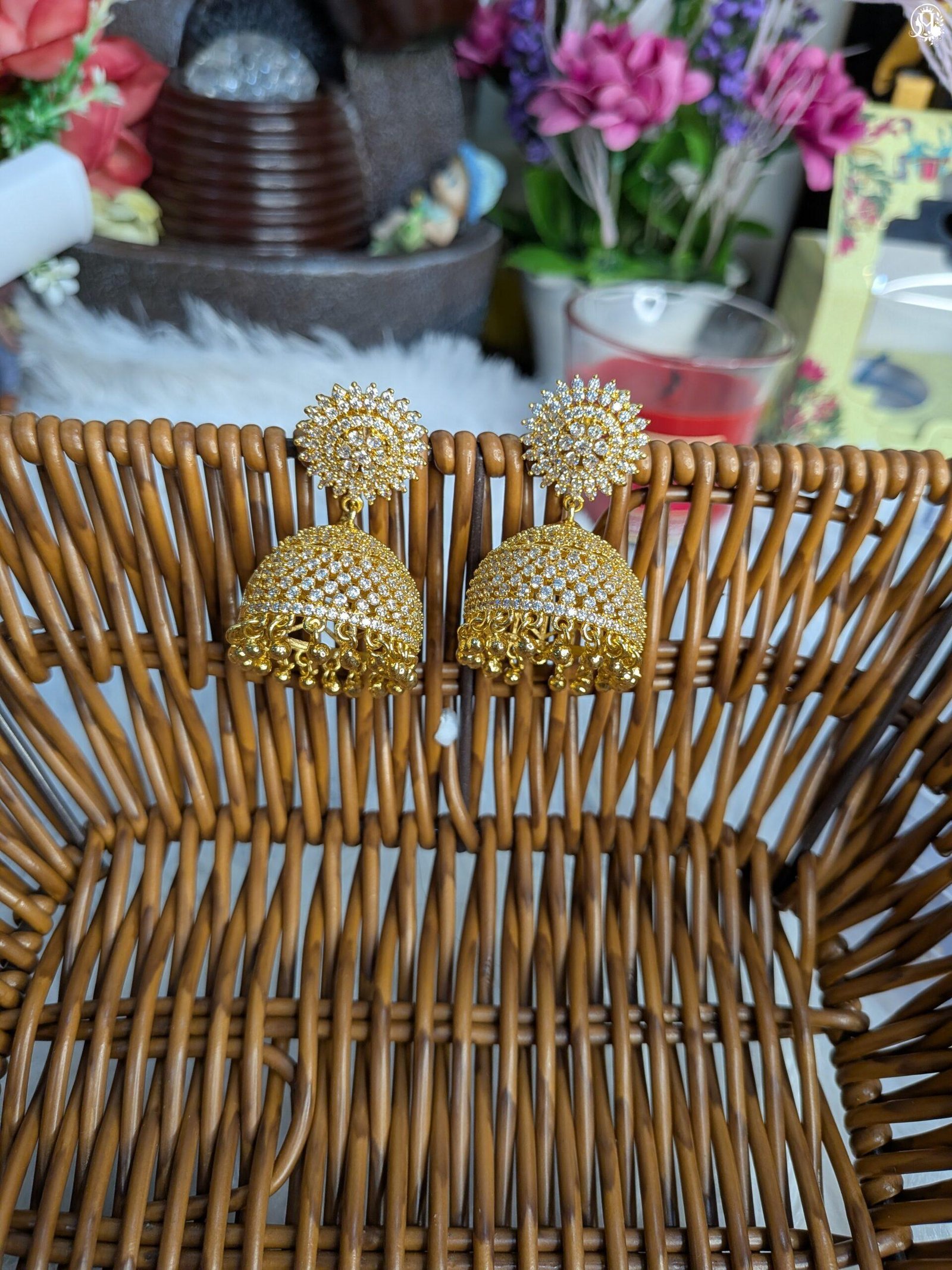 AD Stone Jhumka