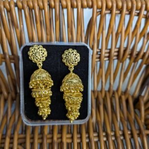 Gold Plated Step Jhumka