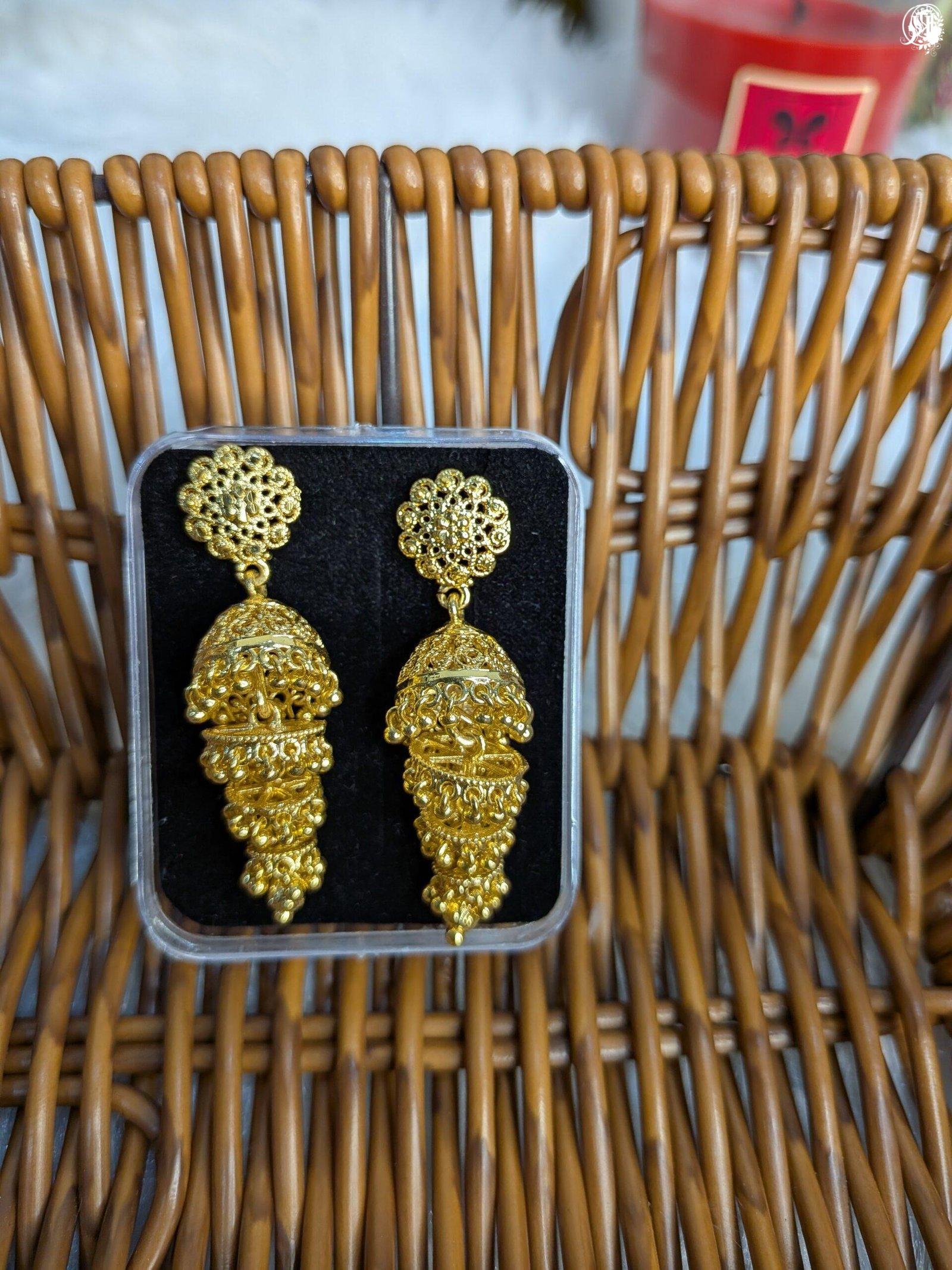 Gold Plated Step Jhumka