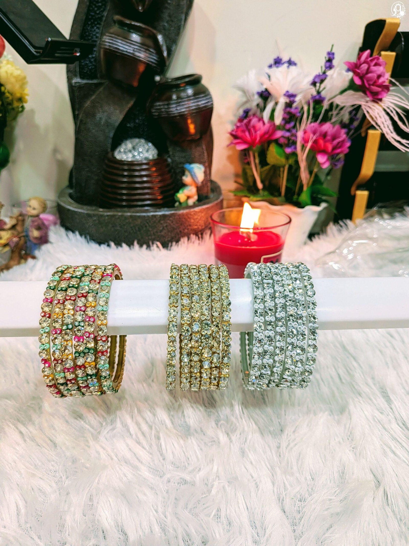 Kada Stone Bangles