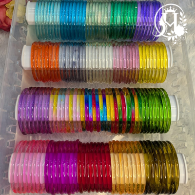 Premium Jelly Glass Bangles 4MM