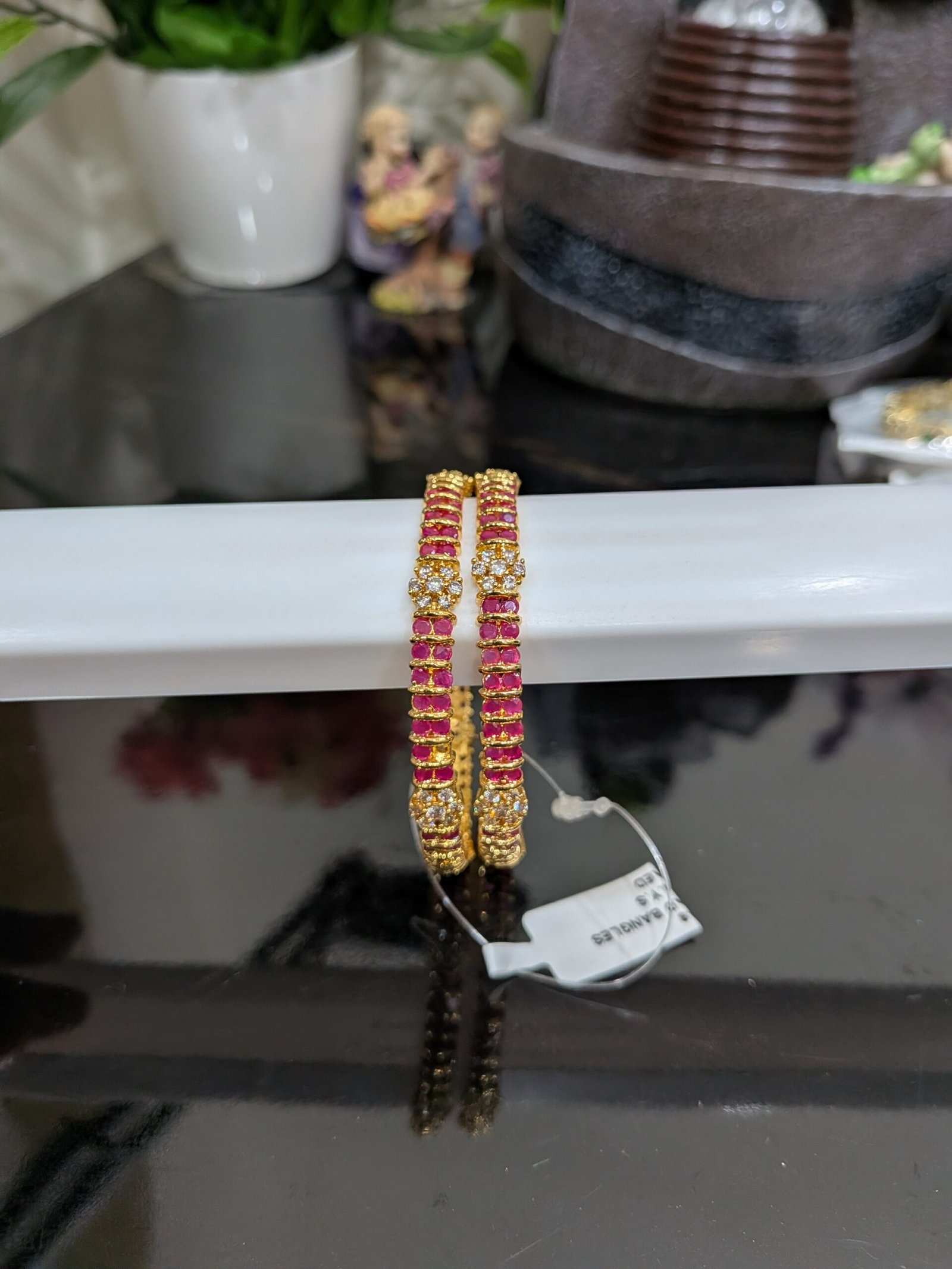 AD American Diamond Bangles