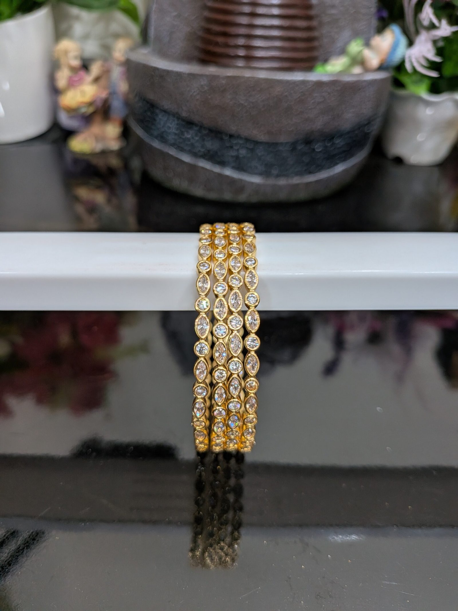 AD American Diamond Bangles