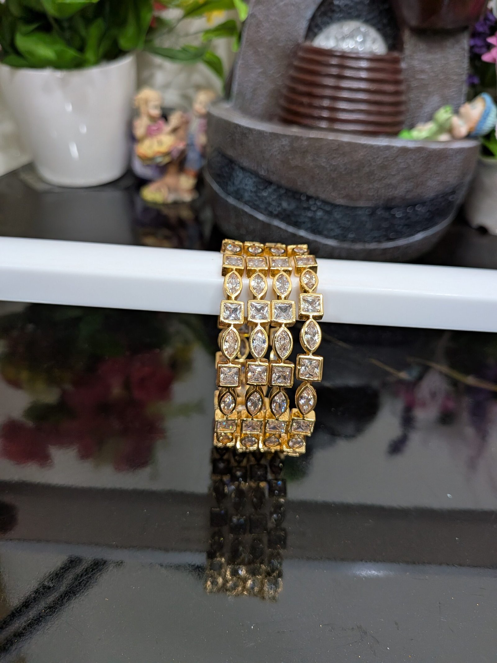 AD American Diamond Bangles