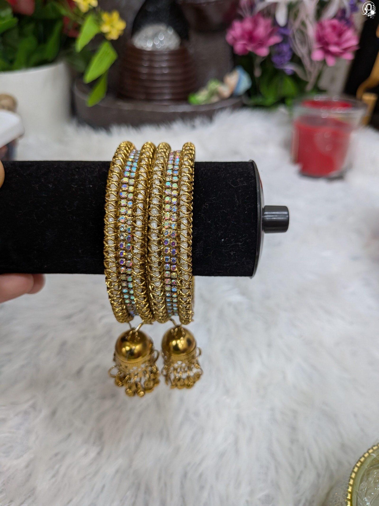 Designer Jhumka Latkan Bangle - Image 2
