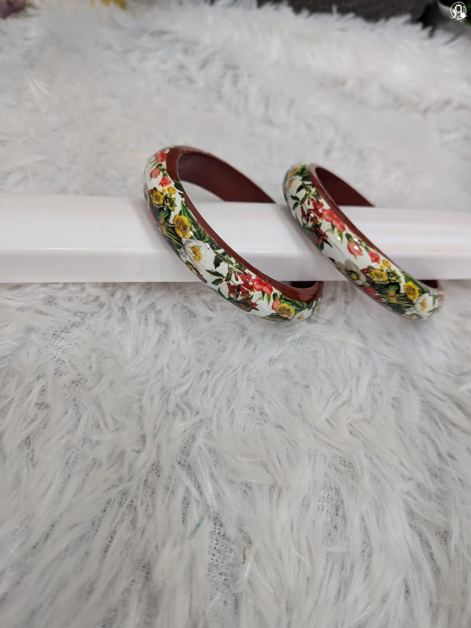 Floral Decoupage Bangles - Image 2