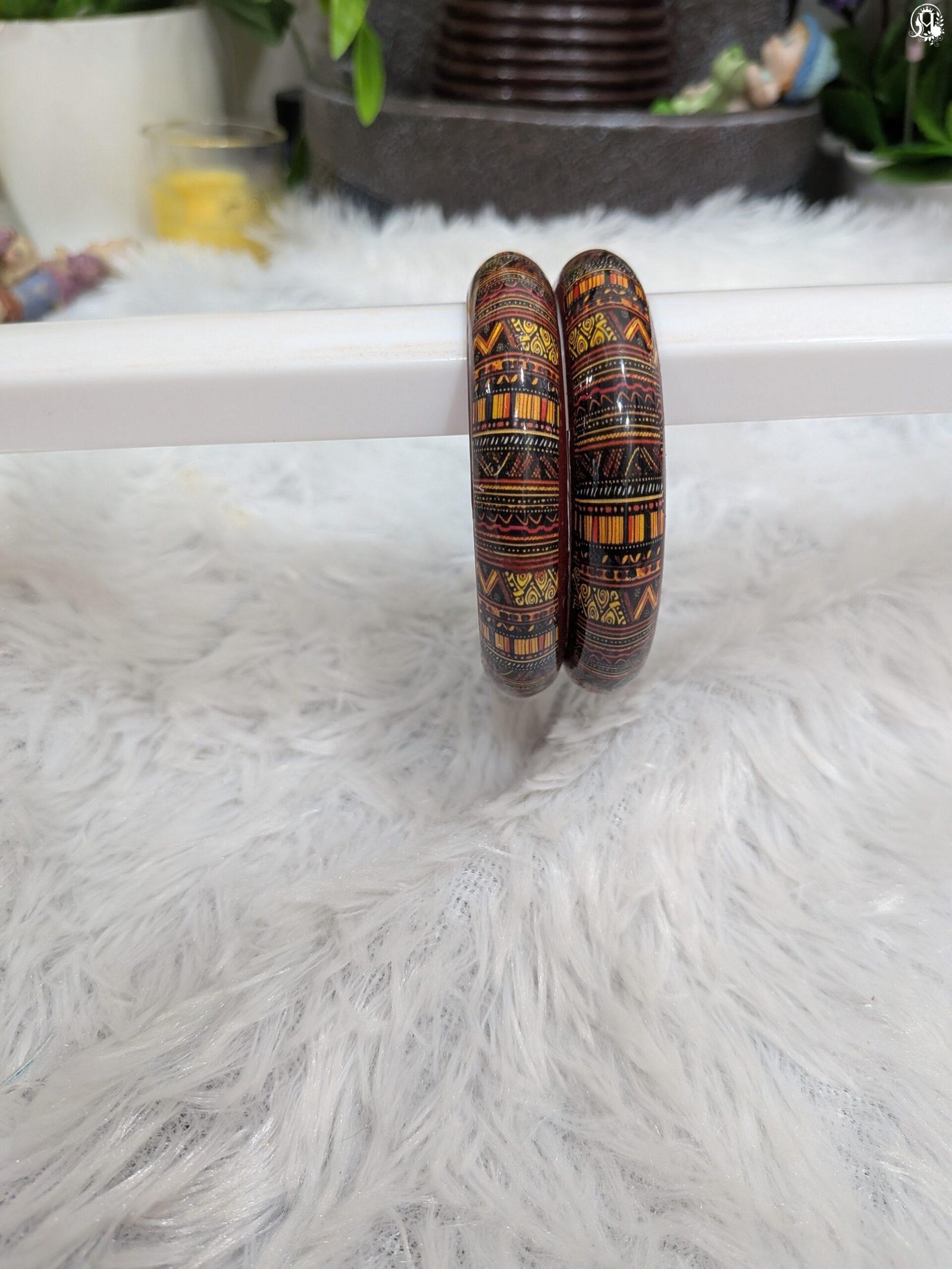 Geometric Folk Art Bangles