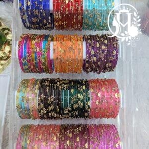 Golden Leaf Bangles