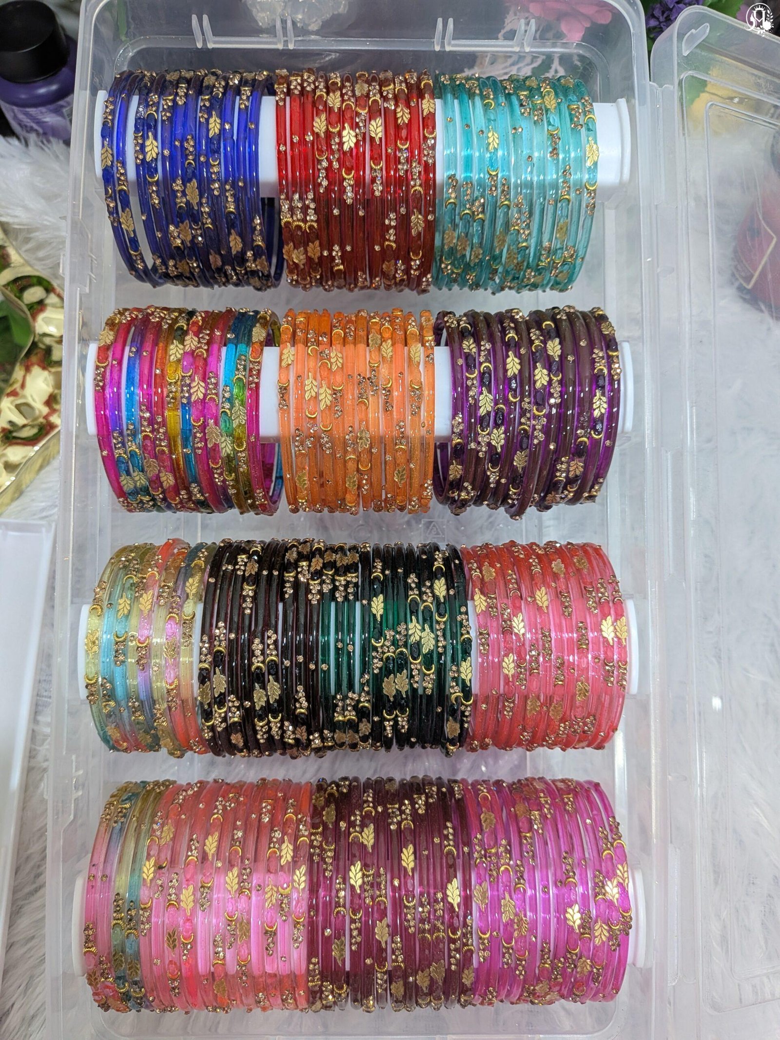 Golden Leaf Bangles