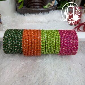 Heart Glass Bangles