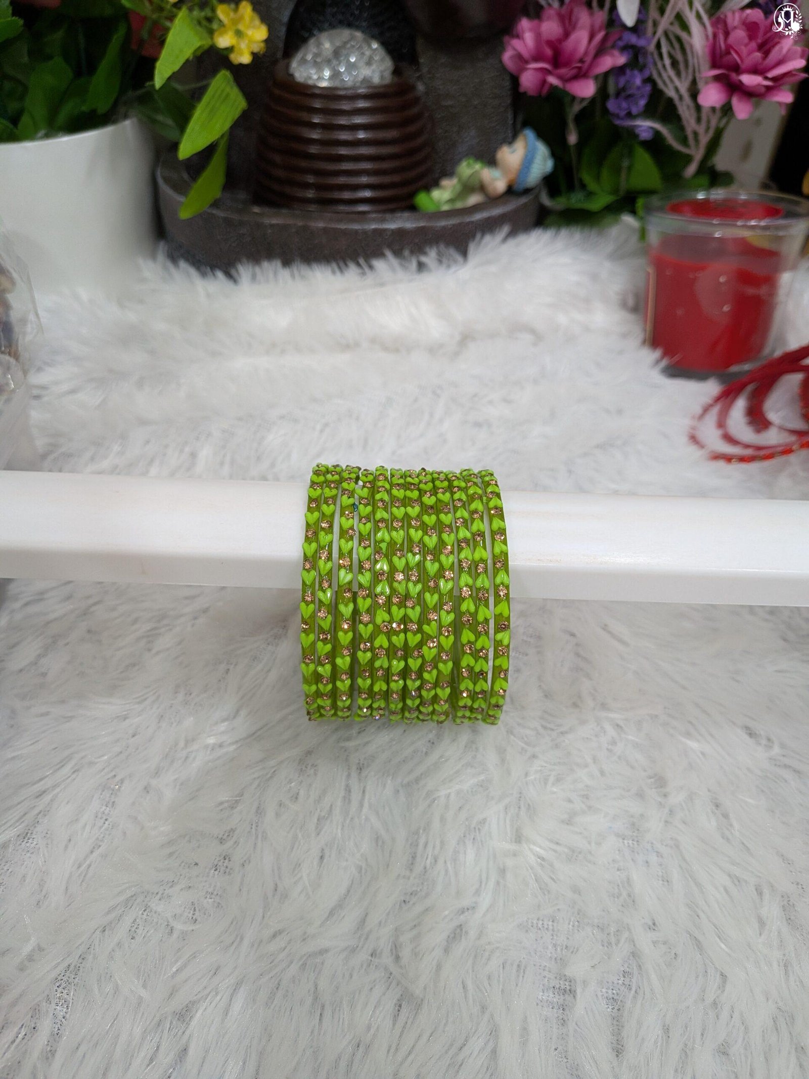 Heart Glass Bangles - Image 3