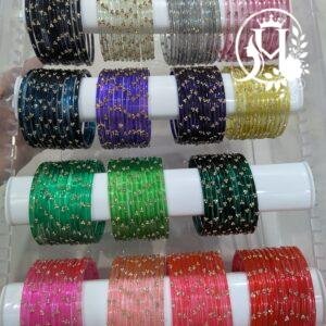 Jelly Raindrop Glass Bangles