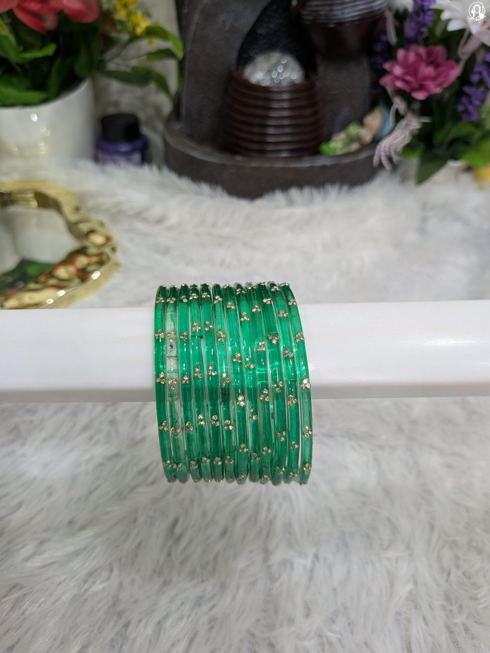 Jelly Raindrop Glass Bangles - Image 11