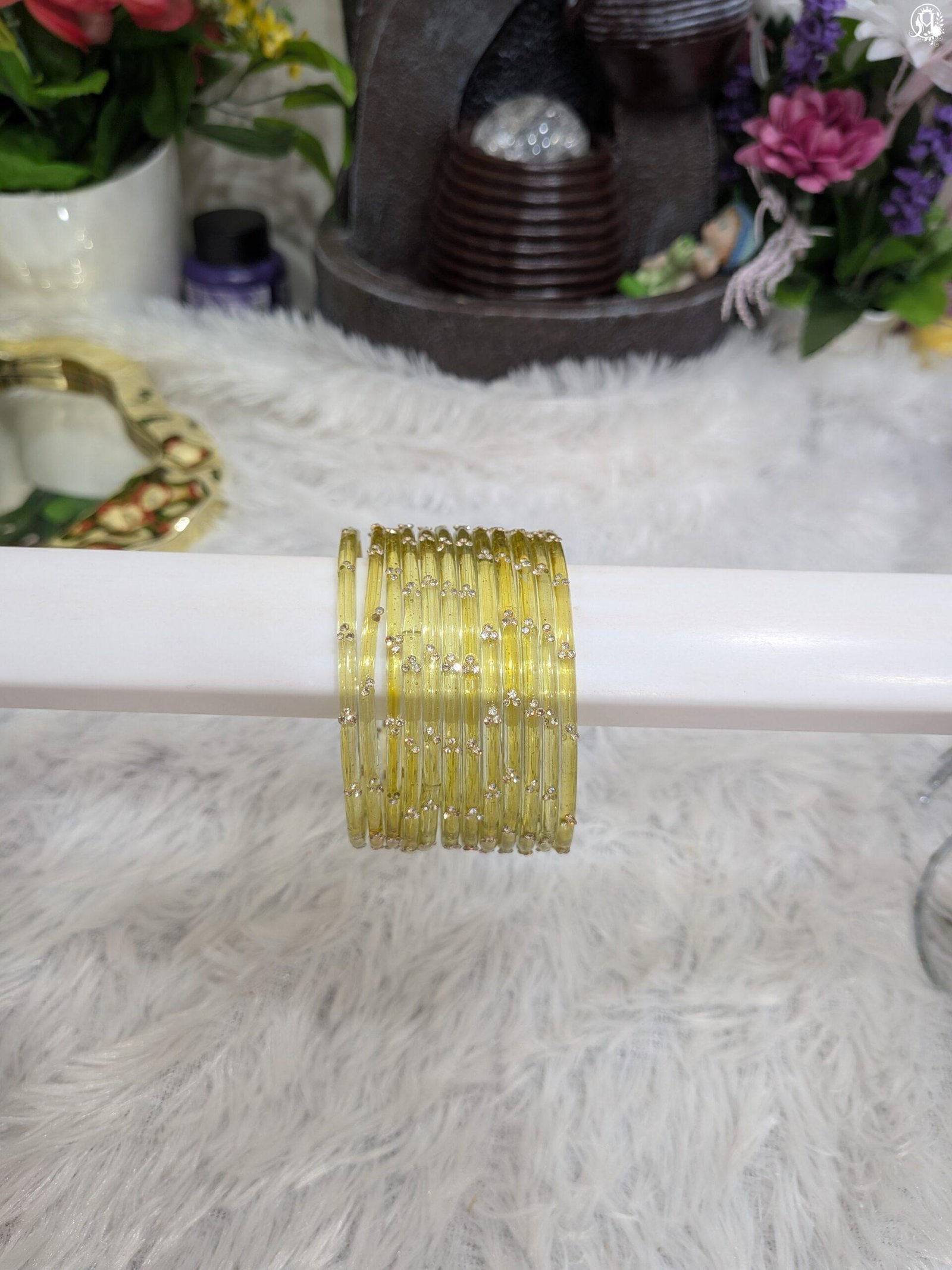Jelly Raindrop Glass Bangles - Image 9