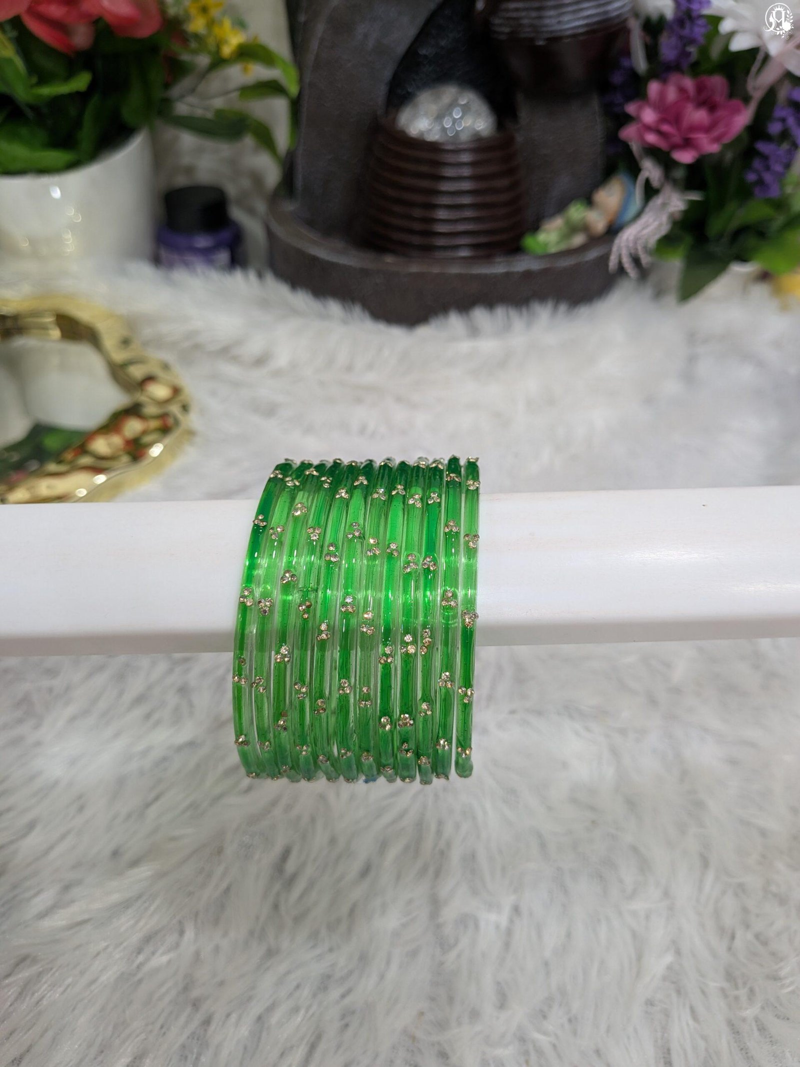 Jelly Raindrop Glass Bangles - Image 7