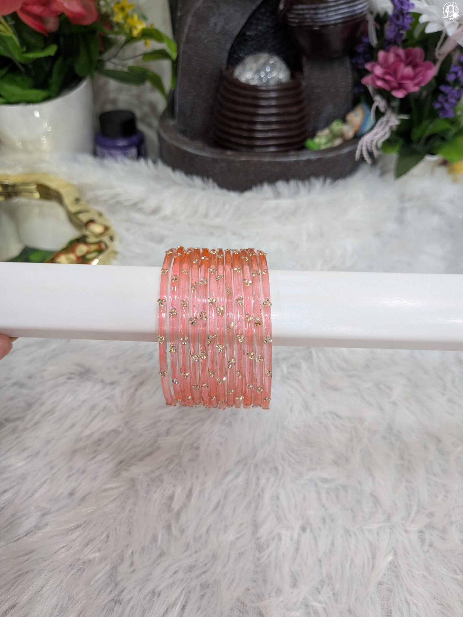 Jelly Raindrop Glass Bangles - Image 6