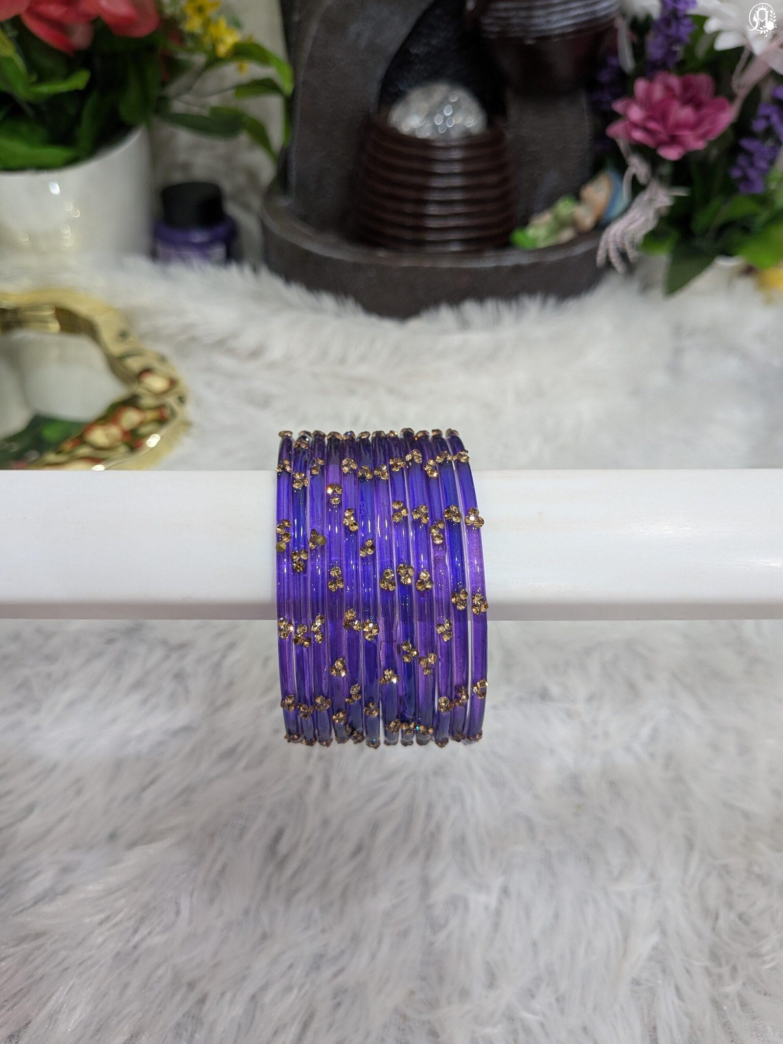 Jelly Raindrop Glass Bangles - Image 4
