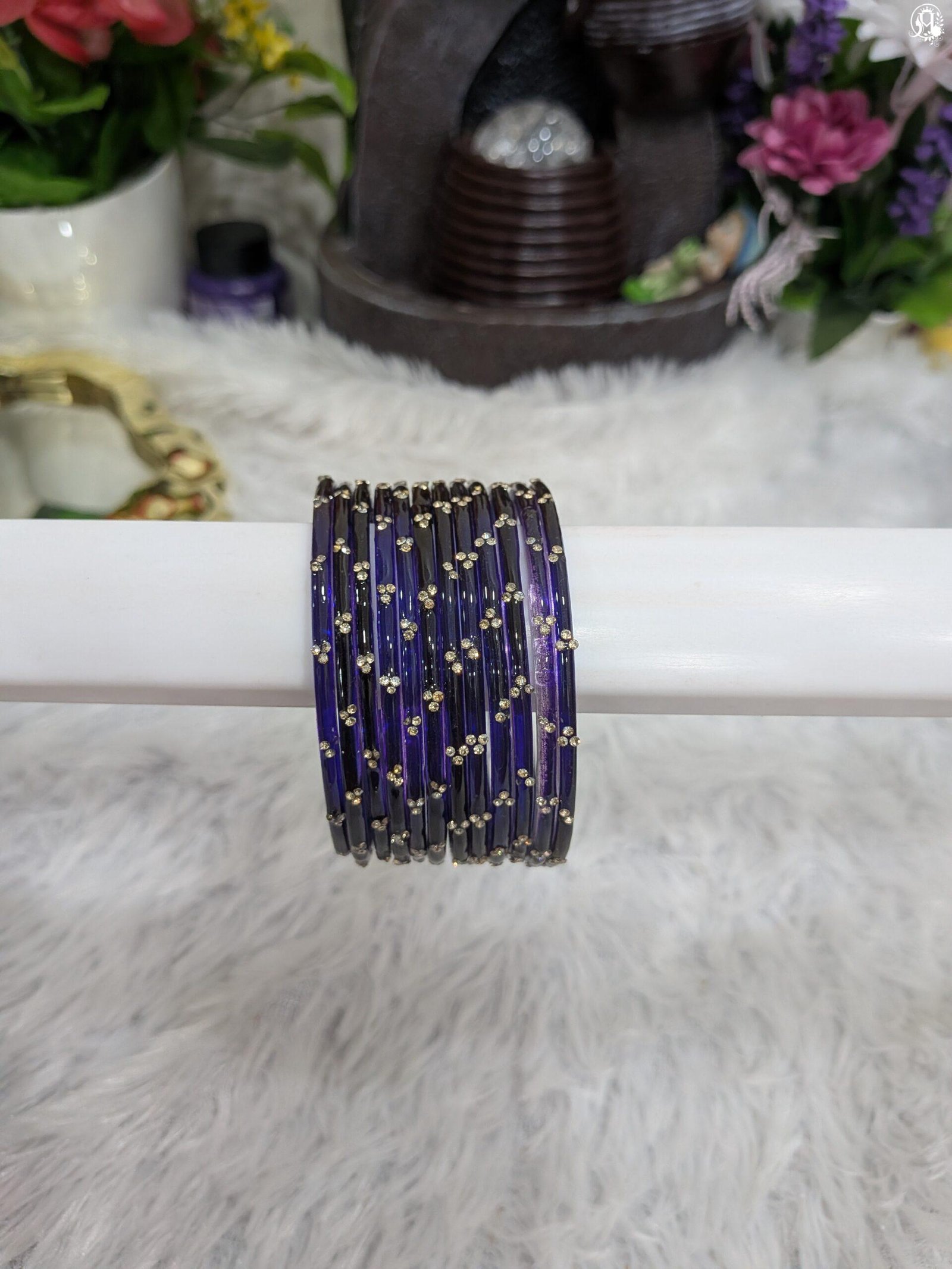 Jelly Raindrop Glass Bangles - Image 3