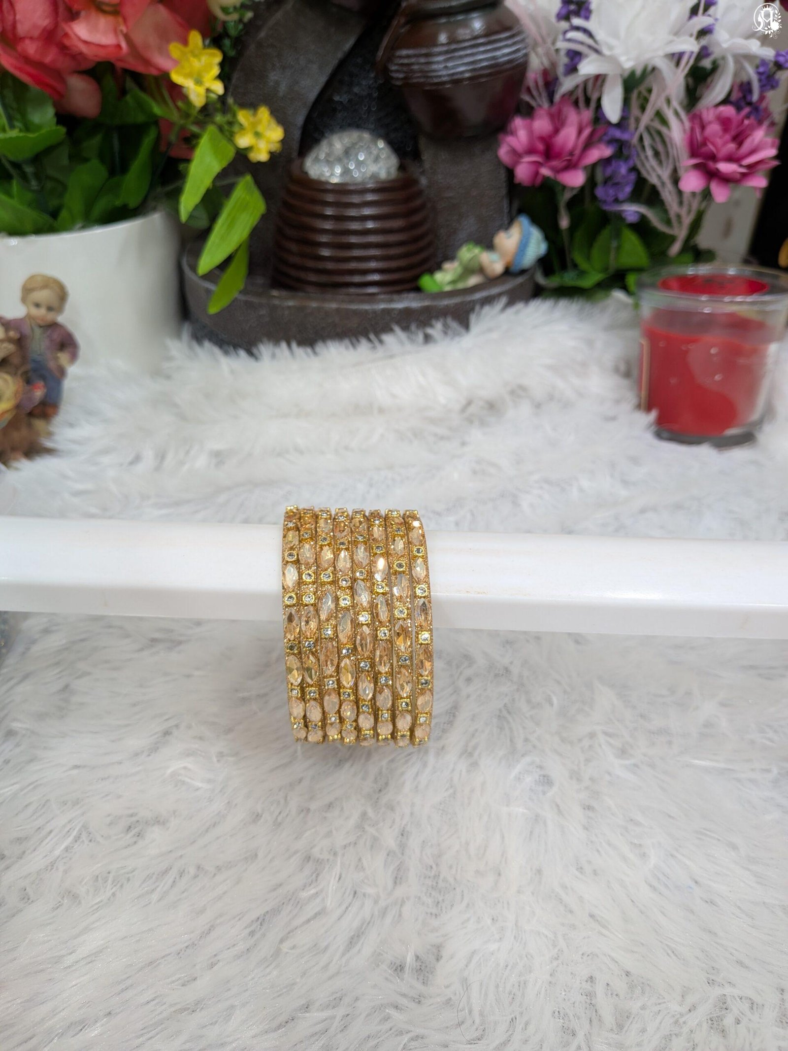 Marquise Crystal Bangle Set - Image 2