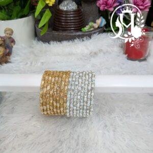 Marquise Crystal Bangle Set