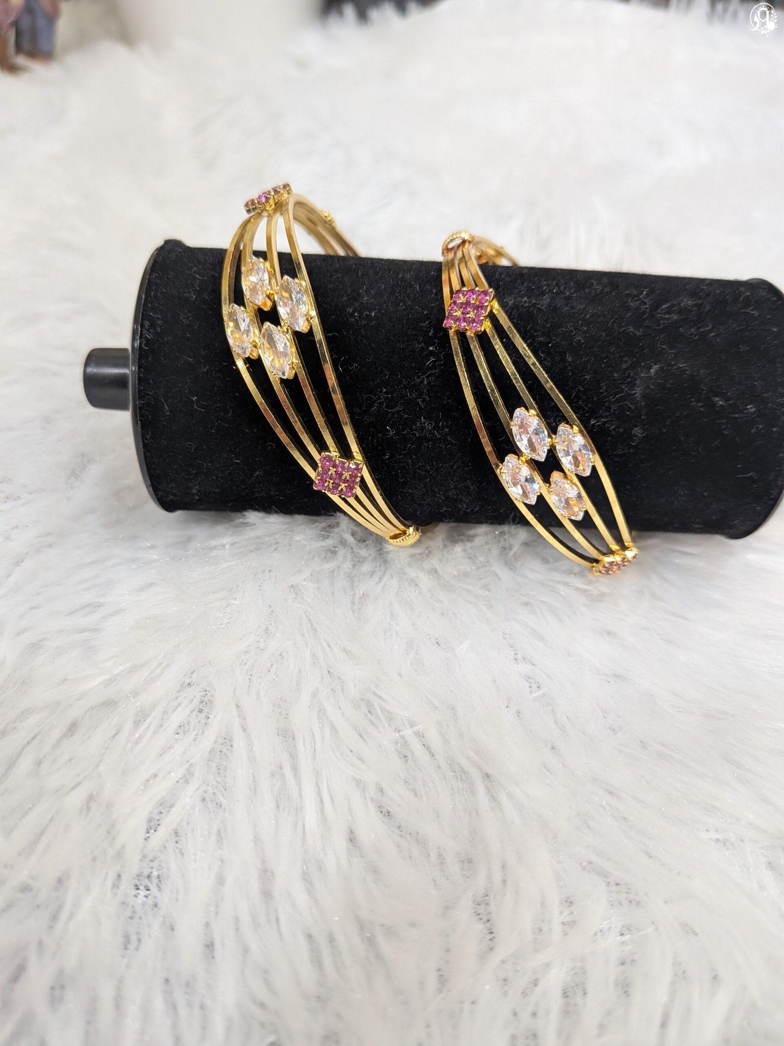 Multi-Strand Gold-Plated Bangles