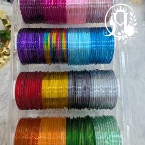 Jelly Plain Glass Bangles 1.5MM Thickness
