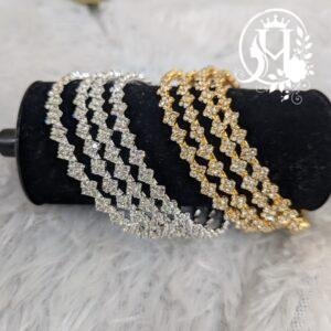 Wavy Stone Bangles
