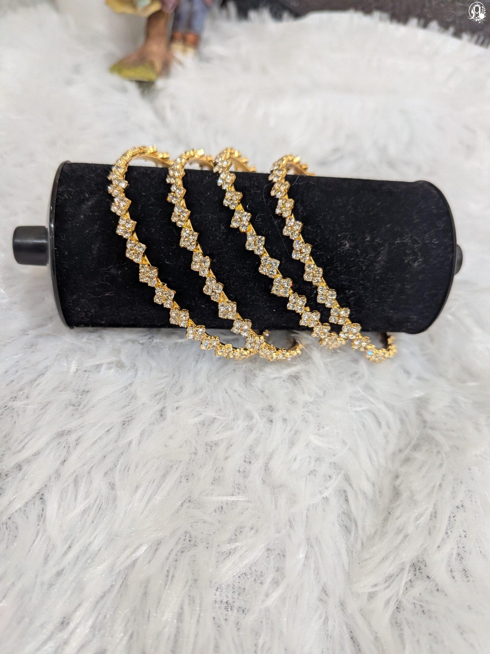Wavy Stone Bangles - Image 2