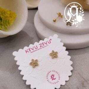 Flower Ball-Back Anti-Tarnish Stud